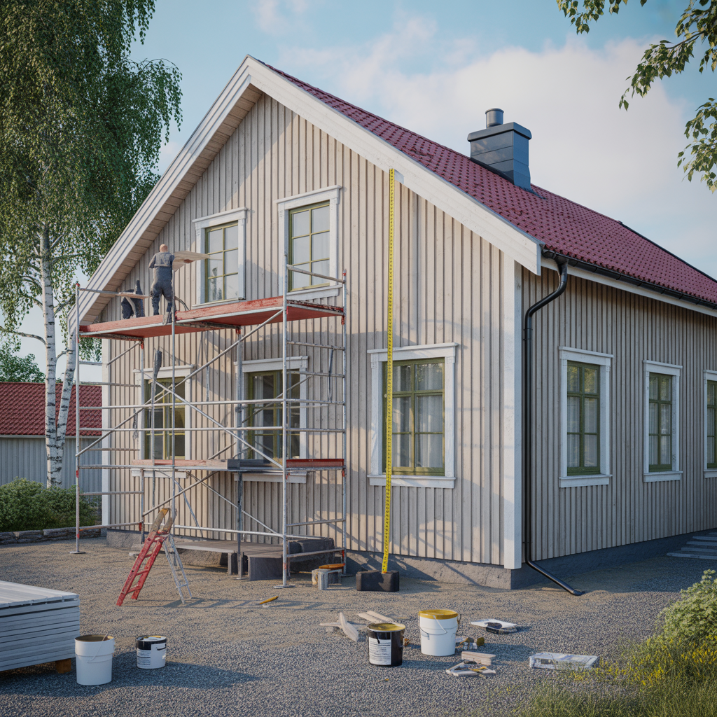 mala om fasad kostnad per kvadratmeter 2025 och vad paverkar