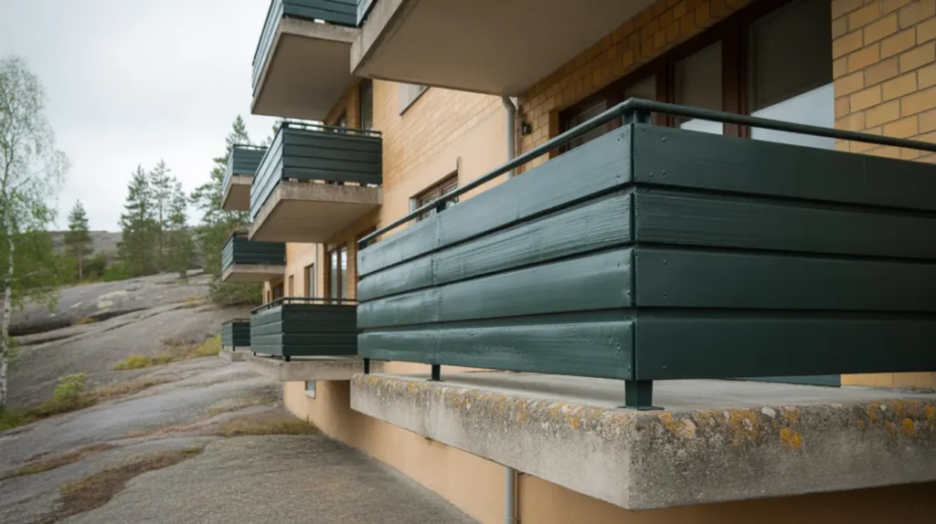 rostskydd och omm lning av balkongr cken i nybohov liljeholmen